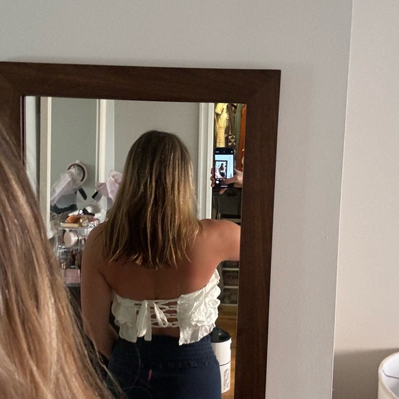 Strangers and lovers ruffle crop top - Picture 2 of 2